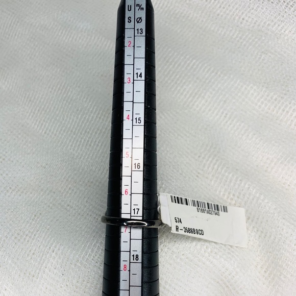 ADORNIA Blue Sapphire & Diamond Halo Ring NWT 7 - Picture 8 of 14